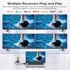 DARLYOR Wireless HDMI Transmitter and 3 Receivers, Plug and Play Multiple Tvs, 50M/165FT 5G/2.4G 1080P@ 60HZ HDMI Wirless Extender, PC, Laptop, Camera, Cable Box, Monitors, Projectors(1TX+3RXs) view 2