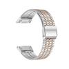 UnterFoce 22mm 26mm Stainless Steel Strap fit for Garmin Fenix 7 7X 6 6X Pro 5X Plus Enduro 2 Watchband fit for Forerunner 955 Quick Fit Bracelet(Silver-rose,For Garmin Quatix 5) view 1