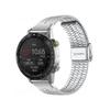 UnterFoce 22mm 26mm Stainless Steel Strap fit for Garmin Fenix 7 7X 6 6X Pro 5X Plus Enduro 2 Watchband fit for Forerunner 955 Quick Fit Bracelet(Silver-rose,For Garmin Quatix 5) view 3