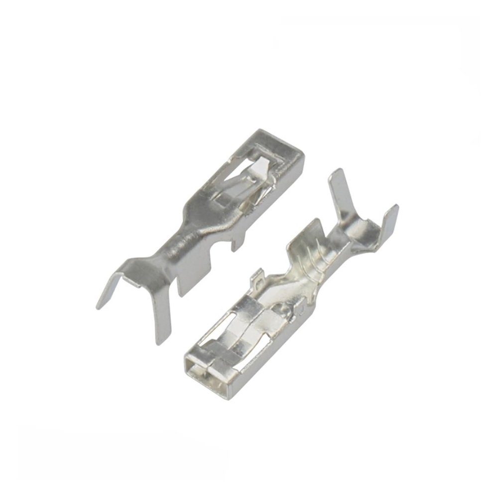 50/100/200Pcs 3.5MM Splice Terminal Brass Tinned Pins Automotive Crimp Terminals Connector FemaleDJ624-3.5B DJ624-3.5A G118 H62(Size:50 pcs)