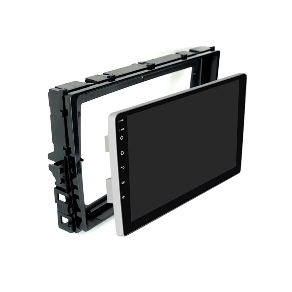 Automotive Interior Multimedia Panel 2 Car Radio Frame Fit For VW Fit For VW MQB POLO VI Fit For Jetta MK7 T6 Fit For Bora 9" Dvd Gps Mp5 Android Multimedia Dashboard Fitting Panel Fashionable And Aes