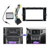 Automotive Interior Multimedia Panel 2 Car Radio Frame Fit For VW Fit For VW MQB POLO VI Fit For Jetta MK7 T6 Fit For Bora 9" Dvd Gps Mp5 Android Multimedia Dashboard Fitting Panel Fashionable And Aes view 3
