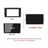 Automotive Interior Multimedia Panel 2 Car Radio Frame Fit For VW Fit For VW MQB POLO VI Fit For Jetta MK7 T6 Fit For Bora 9" Dvd Gps Mp5 Android Multimedia Dashboard Fitting Panel Fashionable And Aes view 4