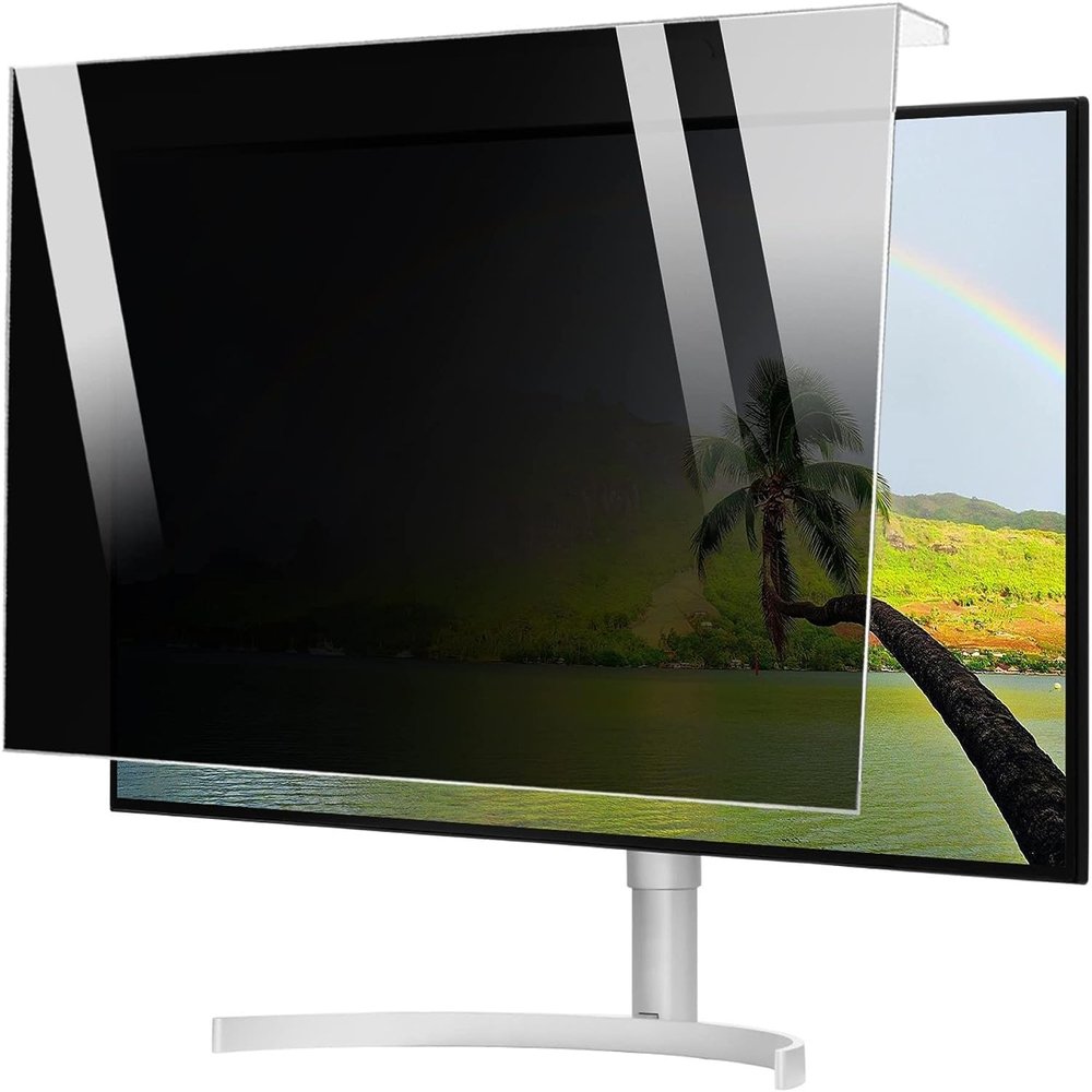 19-32 Inch Computer Privacy Screen for 16:9 Computer Monitor, Anti-Blue Light Monitor Privacy Screen Fliter, Anti-UV Computer Screen Privacy Shield, Universal(Size:23-24inch/540*340mm)