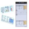 Crystal Pilot Flight Planning Kit - Metar & VFR-IFR Cheat Sheets with Sectional Scale + VFR-IFR Notepad view 1
