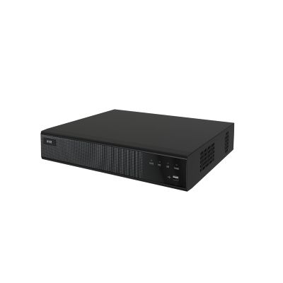SecureView 16 Channel 4K IP POE Smart NVR Records up to 12MP, Black, SV-16CH-NVR
