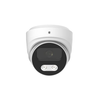 SecureView 2K 4MP IP POE Turret Dome Camera with Motion Detection Indoor Outdoor, White