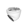 SecureView 2K 4MP IP POE Turret Dome Camera with Motion Detection Indoor Outdoor, White view 2