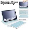 kaidisen 360 Rotating Keyboard Case for Galaxy Tab A9 Plus/A9+ 5G 11 Inch 2023 Model (SM-X210/X216/X218), Vertical Stand Magnetic Detachable Keyboard Slim Folio Smart Cover,Light Blue view 3