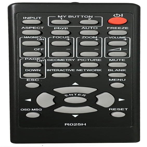 R025H Universal Remote Control Compatible for Maxell MC-EU4501 MC-EX3551 MC-EW3551 MP-AW4001 MP-EW5002 MP-JW3501 LCD Projector Remote Control