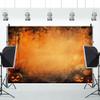 ChloropLastid 15x8ft Halloween Photography Backdrop Orange Scary Halloween Pumpkin Trick or Treat Theme Background for Halloween Party Decor Kids Adults Artistic Portrait Photoshoot Studio Props view 3