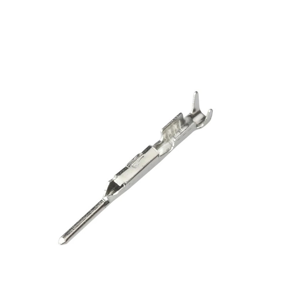 ImBros 50 Pcs Crimp Loose Pins Brass Auto Wire Terminal Fit Compatible Car Male 0.6MM Elcetrical Connector Splice Terminal DJ612-0.6A G3