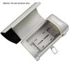 CCTV Security Housing Indoor Outdoor Camera Box, 1-Pack Aluminium Alloy 6 inch/8 inch/10 inch/12 inch IP65 Weatherproof Junction Box Camera Mount Enclosure Dust Cover Case (6 inch) view 3