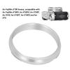Filter Adapter Ring, Mount 49MM Filters to X100 Lenses, Camera Lens Filter Metal Adapter Ring, Lightweight Aluminum Alloy, Easy Installation (Silver) view 2
