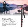 Camera Monopod Walking Stick, 6 Sections Extendable 44cm to 174cm, Aluminum Alloy Monopod Stand, with 1/4in 3/8in Screw, Compatible with Tripods, Monopods, Selfie Sticks view 3