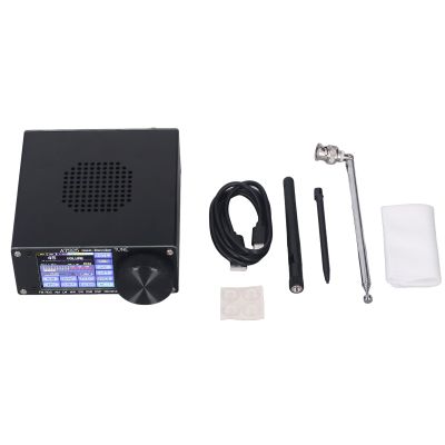 Brilluxa Radio Receiver Full Band 2.4in Touch Screen Rechargeable DSP Decoder WiFi Shortwave