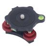 Camera Leveler Tripod Leveling Base, 3 Point Leeling for Camera Tripod Aluminum Alloy 3 Leveler, Built in Bubble, 3 Point Leeling for Camera Tripod for Cameras, Angle Adjustment for Macro view 4
