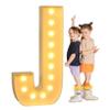 TQQEPOOL Light Up Letters Birthday Decoration,LED Letter Number Light Light Sign Decoration, Marquee Letters Number for Wedding Graduation Baby Shower(J,70cm) view 1