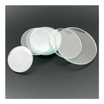 ZTBH Microscope Accessories Kit Diameter 28-110mm LED Flashlight Torch Reflective Cup Flat Glass Lens Board Transparent Round Lampshade Plate Thickness 1.6mm Microscope Slides(Size:D64mmT1.6mm)
