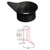 ZTBH Microscope Accessories Kit Eyepiece Eye Cups 33-38mm Rubber Eye Cup Eyepiece Cover Guards Microscope Slides(Color:L24 Incline) view 2