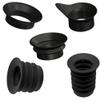 ZTBH Microscope Accessories Kit Eyepiece Eye Cups 33-38mm Rubber Eye Cup Eyepiece Cover Guards Microscope Slides(Color:L24 Incline) view 3