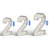 TQQEPOOL Light Up Letters Birthday Decoration,LED Letter Number Light Light Sign Decoration, Marquee Letters Number for Wedding Graduation Baby Shower(80,100cm) view 3