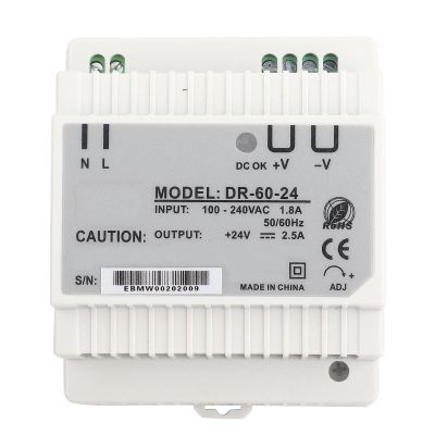 Din Rail Power Supply, Single Phase AC DC Switching Power Supply, Single Output Din Rail Switching Power Supply for LED Lighting Car