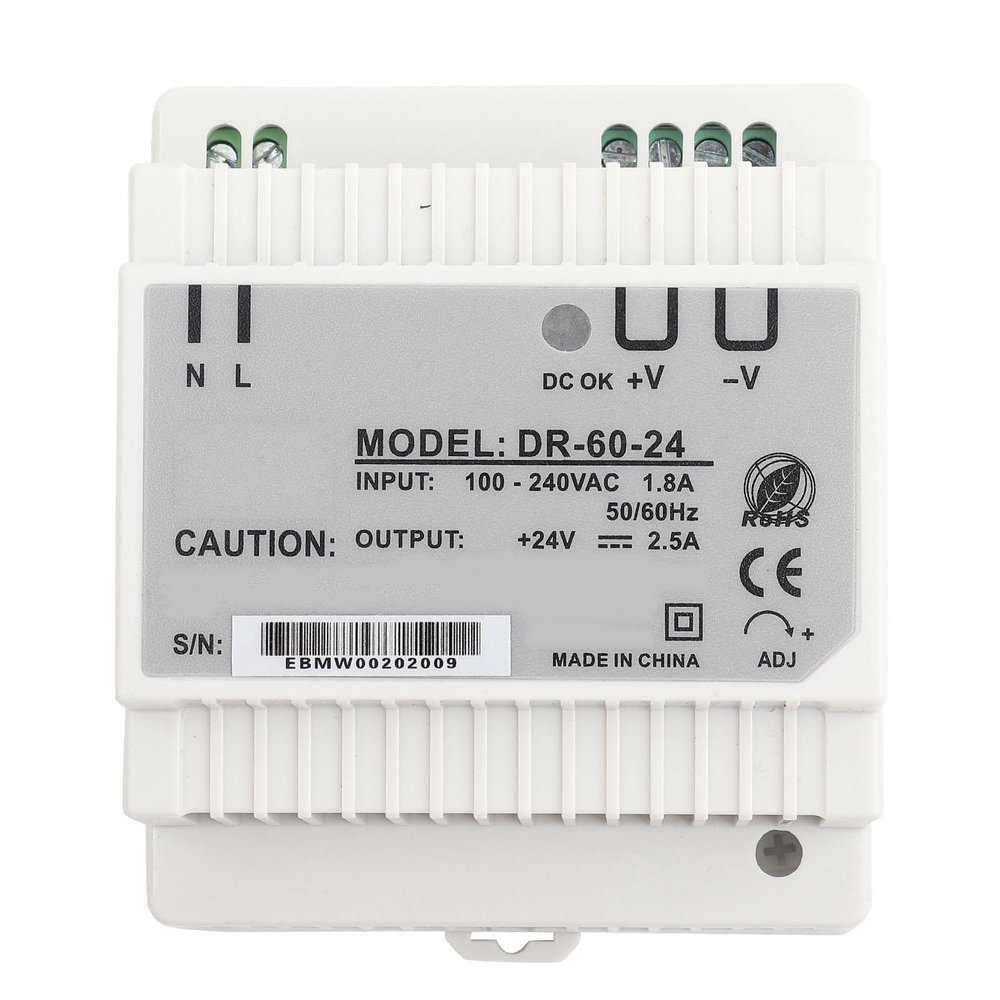 Din Rail Power Supply, Single Phase AC DC Switching Power Supply, Single Output Din Rail Switching Power Supply for LED Lighting Car