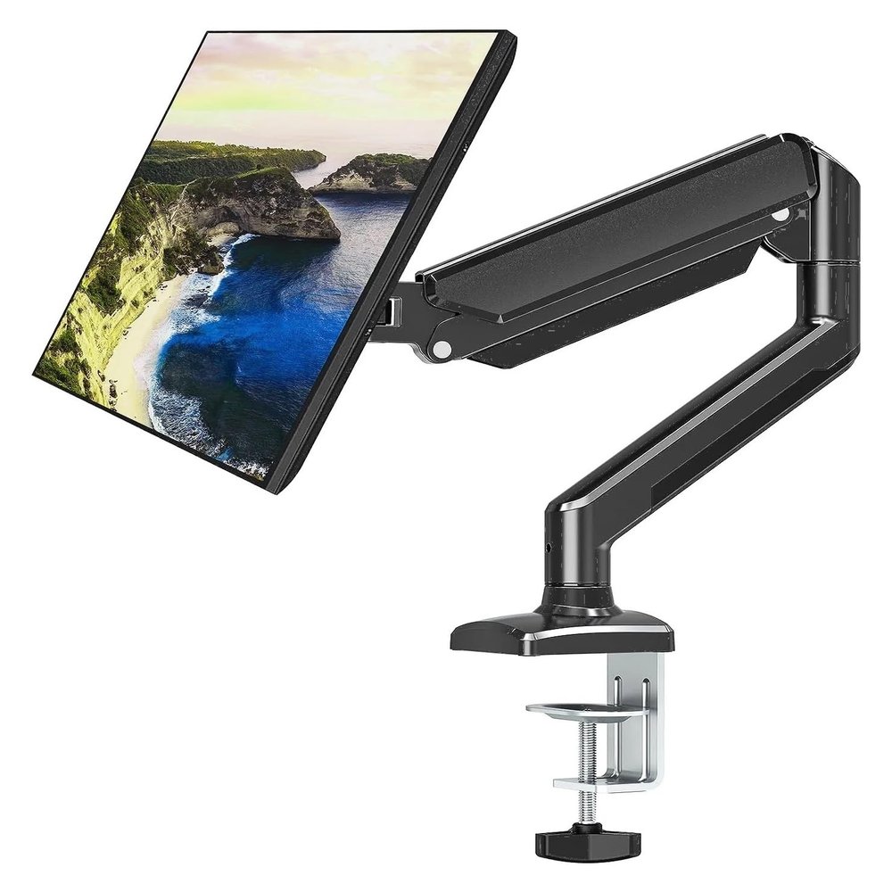 AVXANKTG Aluminum Alloy Gas Spring Free Hovering Robotic Arm Bracket 13-32 Inch Support Base Screen Display Stand Desktop Storage(Size:C)