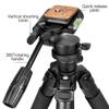 Gosky 61-inch Tripod and Car Window Mount for Spotting Scopes, Binoculars, Cameras view 4