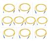 10pcs fiber optic jumper SC-SC UPC 1-30m Singlemode patchcord 20M 15M 10M Simplex extension cable FTTH(Color:SC-SC 80m 1pcs) view 2