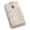 Tripp Lite 8 Outlet Surge Protector Power Strip with 8ft Cord, Right Angle Plug, Lifetime Insurance & $75K Insurance (TLP808, TLP808B) view 2