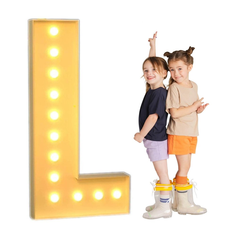 TQQEPOOL Light Up Letters Birthday Decoration,LED Letter Number Light Light Sign Decoration, Marquee Letters Number for Wedding Graduation Baby Shower(Large,70cm)