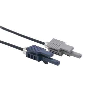 2pcs HFBR-4503Z-HFBR-4513Z jumper simplex duplex Optical Fiber patchcord Plastic Optical Fiber Cable(Size:15m,Color:Simplex)