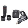 ZTBH Microscope Accessories Kit 5MP HD USB CMOS Electronic Digital Eyepiece Trinocular Stereo Microscope Industrial Camera+0.5X C-Mount Microscope Slides(Color:5mp-1x-30-30.5mm) view 3