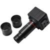 ZTBH Microscope Accessories Kit 5MP HD USB CMOS Electronic Digital Eyepiece Trinocular Stereo Microscope Industrial Camera+0.5X C-Mount Microscope Slides(Color:5mp-1x-30-30.5mm) view 4