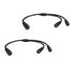 IMIYORE DC Power Splitter 5.5mmx2.5mm 1Female to 2Female 12V Power Splitter for LED Strip Light CCTV Surveillance Camera Router 2pcs view 1