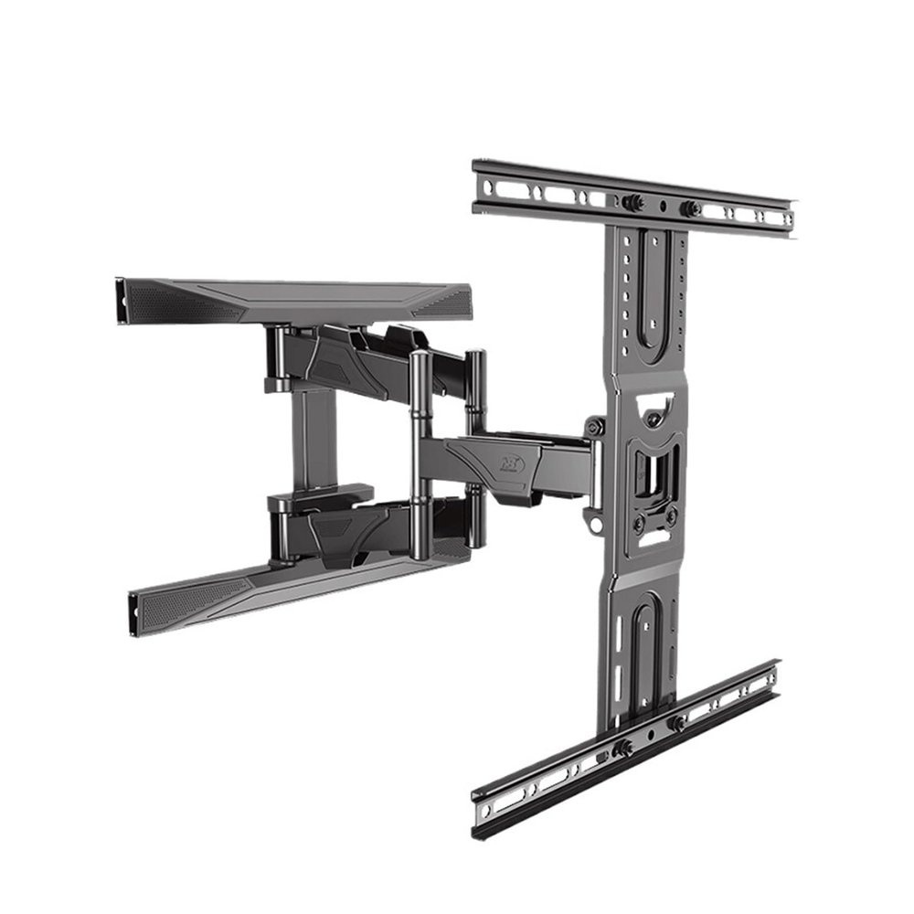 WPTGODGB P6 Full Motion 45-75 Inch TV Wall Mount Flat Panel LED LCD Display Mounting Bracket MAX.VESA 600x400mm Load 45.5kg, Black