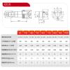 10pcs GX16 3 Pin Metal Straight Male Female Panel Connector, 16mm Panel Flange Mount Circular Metal Aviation Connector Adapter Plug Socket for Cable Power Connection (10pcs) view 4