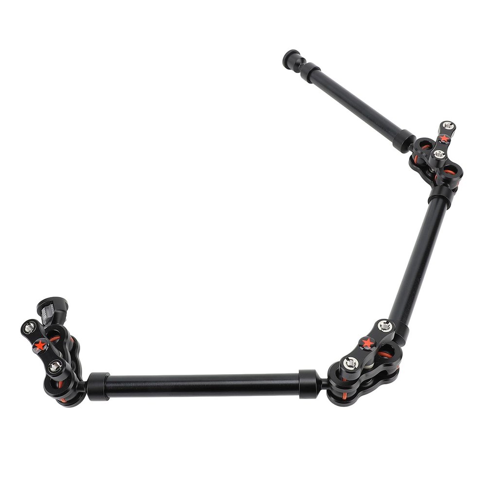 75.5cm/29.7in Adjustable Arm Stand, 360 Magic Arm with 1/4 Thread, Flexible Overhead Camera Mount, Load Up to 4.4lb 2kg, for DSLR Camera,Webcam,Microphone,LED Light