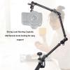 75.5cm/29.7in Adjustable Arm Stand, 360 Magic Arm with 1/4 Thread, Flexible Overhead Camera Mount, Load Up to 4.4lb 2kg, for DSLR Camera,Webcam,Microphone,LED Light view 4