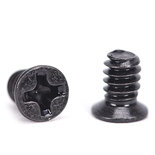100PCS 3.5" Hard Drive Tray Computer Chassis Hard Disk Black Screw Computer Chassis Hard Disk Screw for PC Black