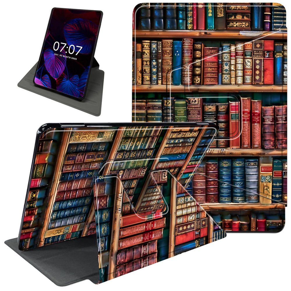 Rotating Case for 6" Kindle Paperwhite (10th Generation, 2018 Release), 360 Degree Rotating Stand Protective Cover for Kindle Paperwhite 4 10th Gen, with Auto Wake/Sleep, Books