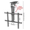 AVXANKTG 50-75 inch Ceiling TV Lift Electric Remote Control Swivel Bracket Support Electric Bracket Adjustable Installation Wall Mount Bracket DT500 view 2