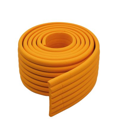 AnRui 6.56 Ft Bunk Bed Ladder Pads with Adhesive, Multifunctional Edge Protector Ladder Pads Safety Cover Accessories for Kids Bunk Bed Stair Steps, Table, Crib, Sharp Edges, Furniture, Orange Yellow
