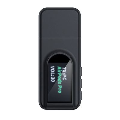 ZHCHAO Receiver Transmitter BT 5.0 OLED Display 3.5mm Jack Audio Adapter Dongle