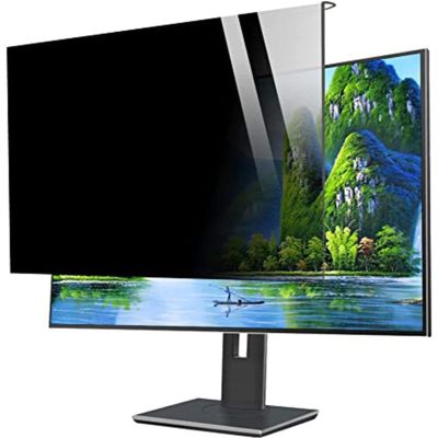 SINBAISHUNYYT Privacy Screen Filter for Widescreen 16:9 Aspect Ratio, Anti Glare Computer Screen Cover Filter Film with Hanging Bracket(Size:27inch/613 * 356mm)