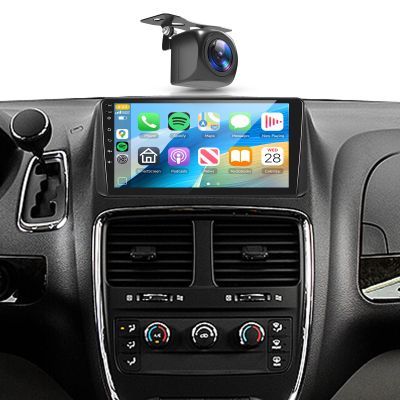 2+64G Car Radio Stereo for for Dodge Grand Caravan 2008-2020 Chrysler Town & Country 2011-2016 Wireless Carplay Android Auto,9" IPS,Android/GPS/WiFi/EQ DSP/Bluetooth/SWC/Backup Camera