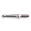 Pasuihcay 3Pcs Stainless 3/8 Inch Tripod Foot Spikes for Softer Looser Terrain Spikes for //Siri/, Etc.Tripod, silver view 3