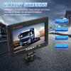 Pasuihcay Mini TV 7 Inch HD Monitor 800X480 Portable Car LCD Screens on DVD/CMMB Two Input for Passenger Cars Trucks, black view 2